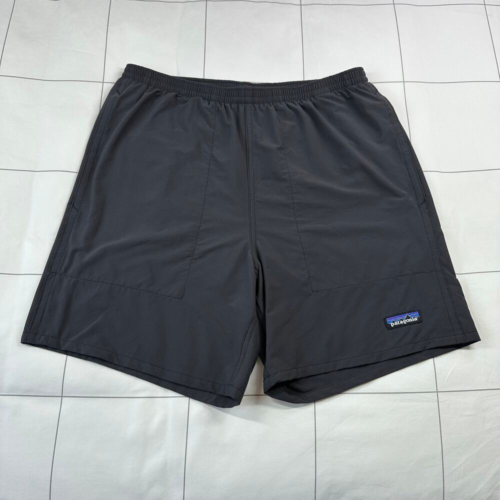 Patagonia Baggies Shorts Mens Medium Gray Baggies Lights 6½" Hiking Travel Camp